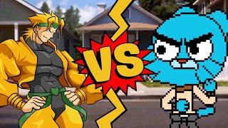 M.U.G.E.N Battles | Dio Brando vs Gumball | JoJo's Bizarre Adventure vs The Amazing World Of Gumball