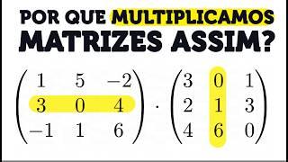 De onde vem a regra para Multiplicação de Matriz?