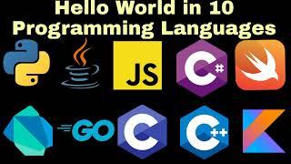Hello World in Ten Programming Languages