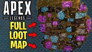 Apex Legends - FULL LOOT MAP! What Spots You Should Be Landing At (All High Tier Loot)