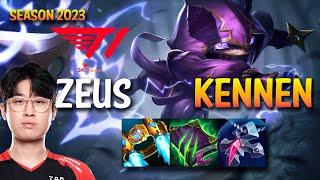 T1 Zeus KENNEN vs VLADIMIR Top - KR Ranked