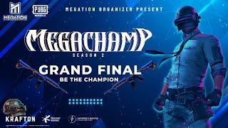 [LIVE] GRAND FINAL MEGACHAMP SEASON 2 PUBG MOBILE INDONESIA | MEGATION ORGANIZER