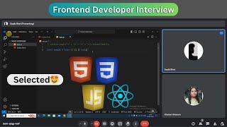 Frontend Interview || HTML, CSS, JavaScript and React || Mock Interview #6/50