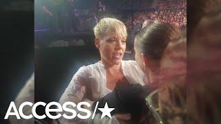 Pink Stops Concert To Comfort A Grieving Fan | Access