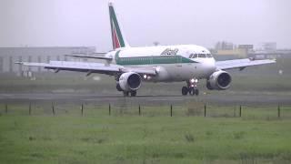 Atterraggio A319 Alitalia - Aeroporto di Firenze (HD)