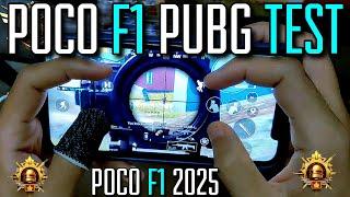 POCO F1 2025 PUBG TEST  4 FINGERS + GYROSCOPE . 60 FPS PUBG & BGMI TEST BGMI MONTAGE FRAGMOVIE