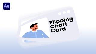 Flipping Chart Card Animation. After Effects Tutorial