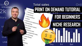 Shopify Print On Demand Tutorial - Niche Research - 2020