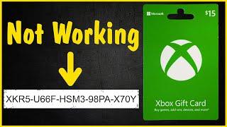 How to Fix Issues With Xbox Gift Card Codes | not working error, wasn't found, already been redeemed