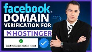 How To Verify Hostinger Domain On Facebook Business Manager | Add txt Record in DNS Hostinger