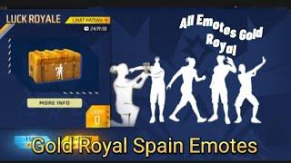 Special Gold Royal Spain free fire