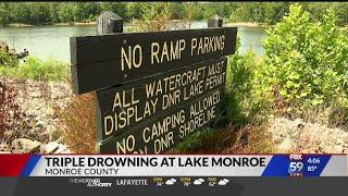 Triple drowning at Indiana's Lake Monroe