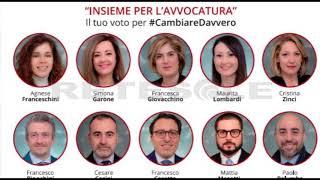 Elezioni Ordine degli Avvocati di Perugia, la lista "Insieme per l'Avvocatura" si presenta