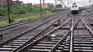 COALFIELD EXPRESS CHANGING TRACK | PARALLEL ARRIVING TO HOWRAH RAILWAY STATION | INDIAN RAILWAYS