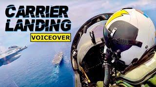 How Navy Pilots Land on the Carrier from Formation