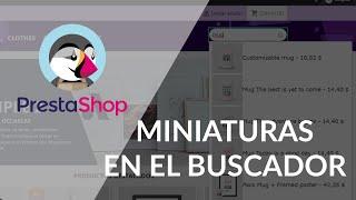 Mostrar miniaturas de productos en el buscador - Prestashop