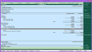 Implementation of central sales tax(CST) In Tally.ERP9 (Part-2)