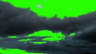 ready pre keyed rainy dark cloud green screen royalty free footage