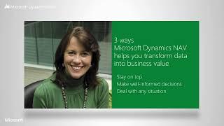 Microsoft Dynamics NAV - Turns Your Data Into Business Intelligence