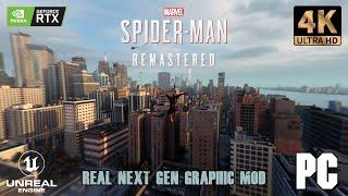 Marvel's Spiderman Remastered: UNREAL ENGINE 5 GRAPHIC MOD| PC |4k ULTRA HD