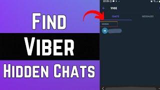 How to Find Hidden Chats on Viber? Show Hidden Viber Chat | Viber Secret Conversation (2023)