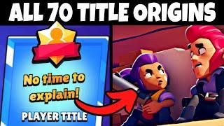 The Origin of ALL 70 Mastery Titles!