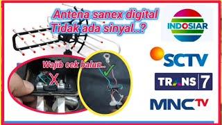 Antena sanex digital tidak ada sinyal