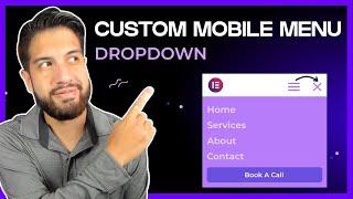 Create a Custom Mobile Dropdown Menu In Elementor Pro