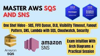 SQS & SNS on AWS | One Shot Prep | All Concepts | Hands On | #aws #awstutorial #exampreparation