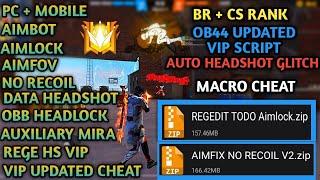 Module regedit ff brevent |freefire autoheadshot config file antiban 100℅ headshot| Aimbot regedit