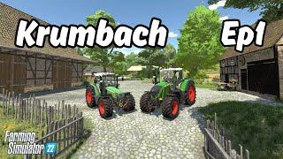 Starting afresh in the Idyllic Countryside of Krumbach | Farming Simulator 22 | Episode 1