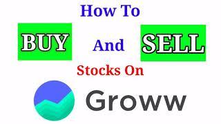 How to Buy and Sell stocks on Groww | Vishnu's Smart Info