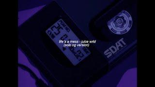 juice wrld - life´s a mess / og solo version (slowed + reverb)