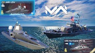 JARI USV vs. Hurricane Modern Warships