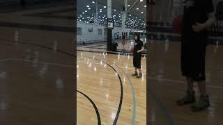 Logan getting in some Basketball training