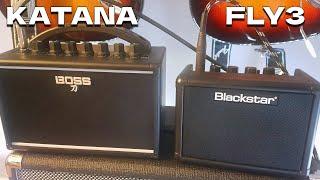 Boss Katana Mini vs Blackstar Fly 3 - Mini Amp Comparison