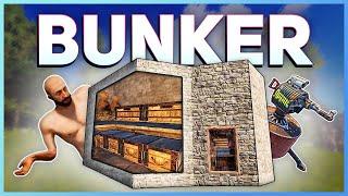 Underground Bunker Base Design V2 | Rust Base Building Tutorial