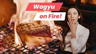 Tokyo Michelin Star Restaurant With a Camping Fire?! | Makiyaki Ginza Onodera