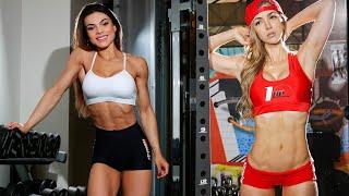 Best Workout Music Mix 2021  Anllela Sagra Vs Isa Pecini Who's healthier and more beautiful?