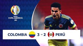 HIGHLIGHTS COLOMBIA 3 - 2 PERÚ | COPA AMÉRICA 2021 | 09-07-21