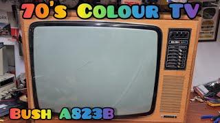 Vintage Colour TV repair. Bush A823B.