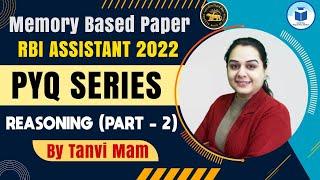 RBI Assistant | Previous Year Paper 2022 | Pre-Exam | Reasoning (Part-2) | Civilstap