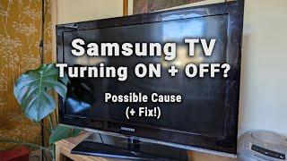 Samsung TV Turning ON and OFF (Keeps Restarting) | Causes + Fixes!