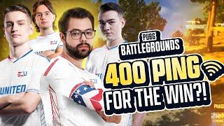 eUnited PUBG SCRIMS - 400 PING FOR THE WIN?!