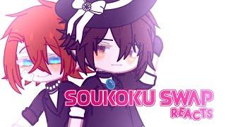 swap soukoku reacts to their original self - AU!! - bungo stray dogs/ bsd - part 1(?)