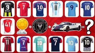 Guess the player by Song, Jersey + Emoji and Supercar l 99% Impossible ll Craze Quiz