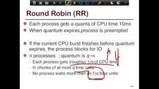 14. SFU CMPT 300: Round Robin (RR) scheduling