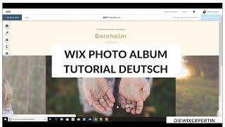 Wix Photo Albums | Tutorial deutsch | wix.com Akademie