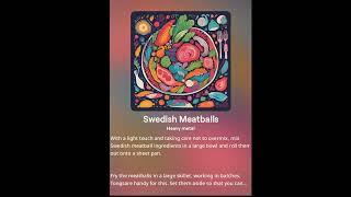 Easy Swedish Meatballs Recipe with Heavy Metal Music
