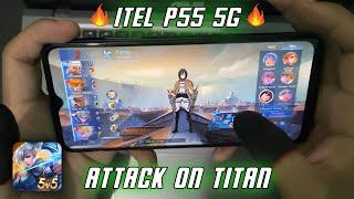 Fanny test on itel P55 5G Mobile Legends